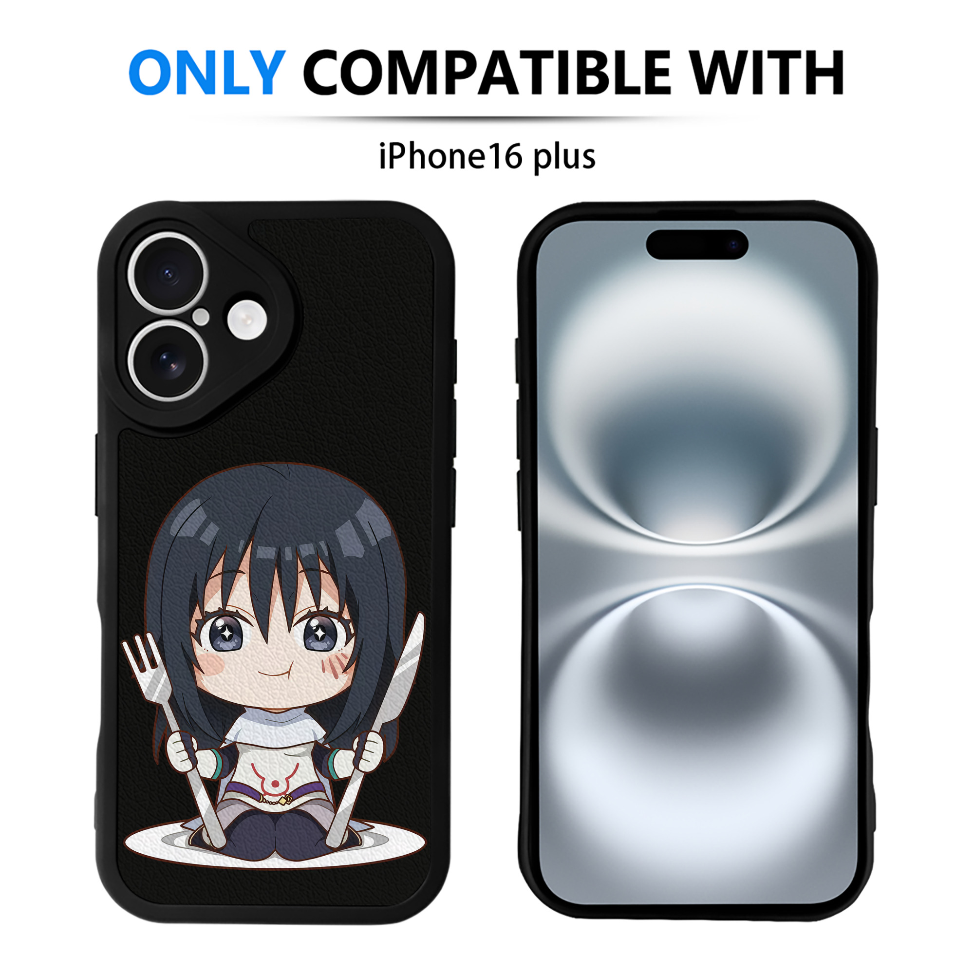 （画像用） 転スラ Regarding Reincarnated to Slime 【iPhone 16シリーズ対応】シリコンスマホケース（レザー調） 材質：シリコン